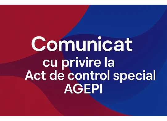 COMUNICAT! Prejudicierea titularilor de drepturi cu peste 2 milioane de lei de către Roșca V. și Belei O., fosta conducere a AO SC CLAD, constatată în Actul de control special al AGEPI